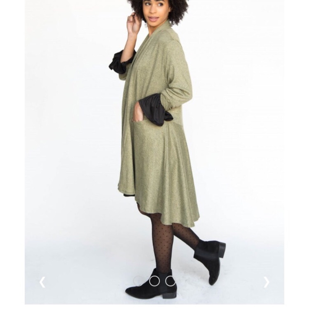 Agnes & Dora Cascade Cardigan Green